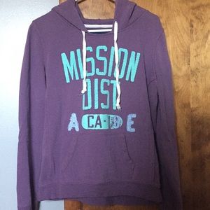 American Eagle: sweatshirt  :purple